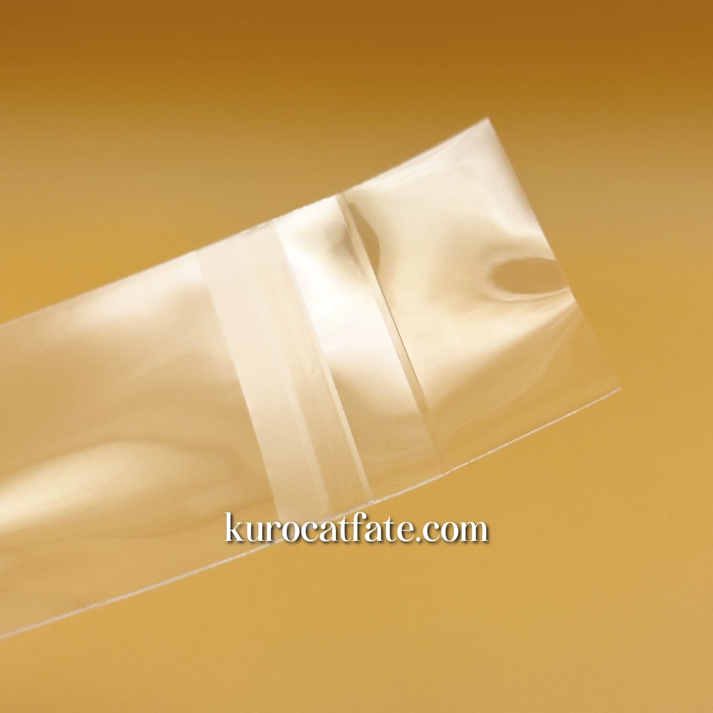 Re-sealable Clear CPP Fate Sleeves