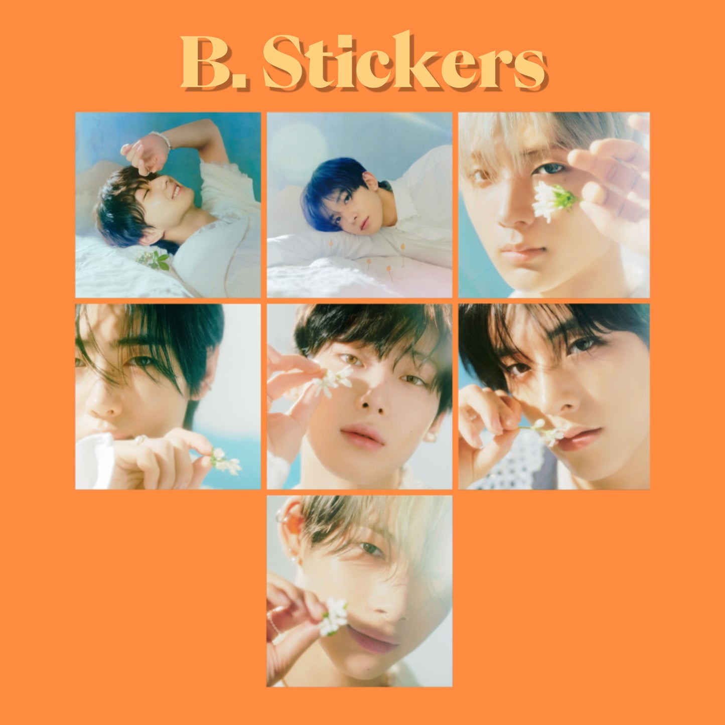 Member Orange Blood Stickers