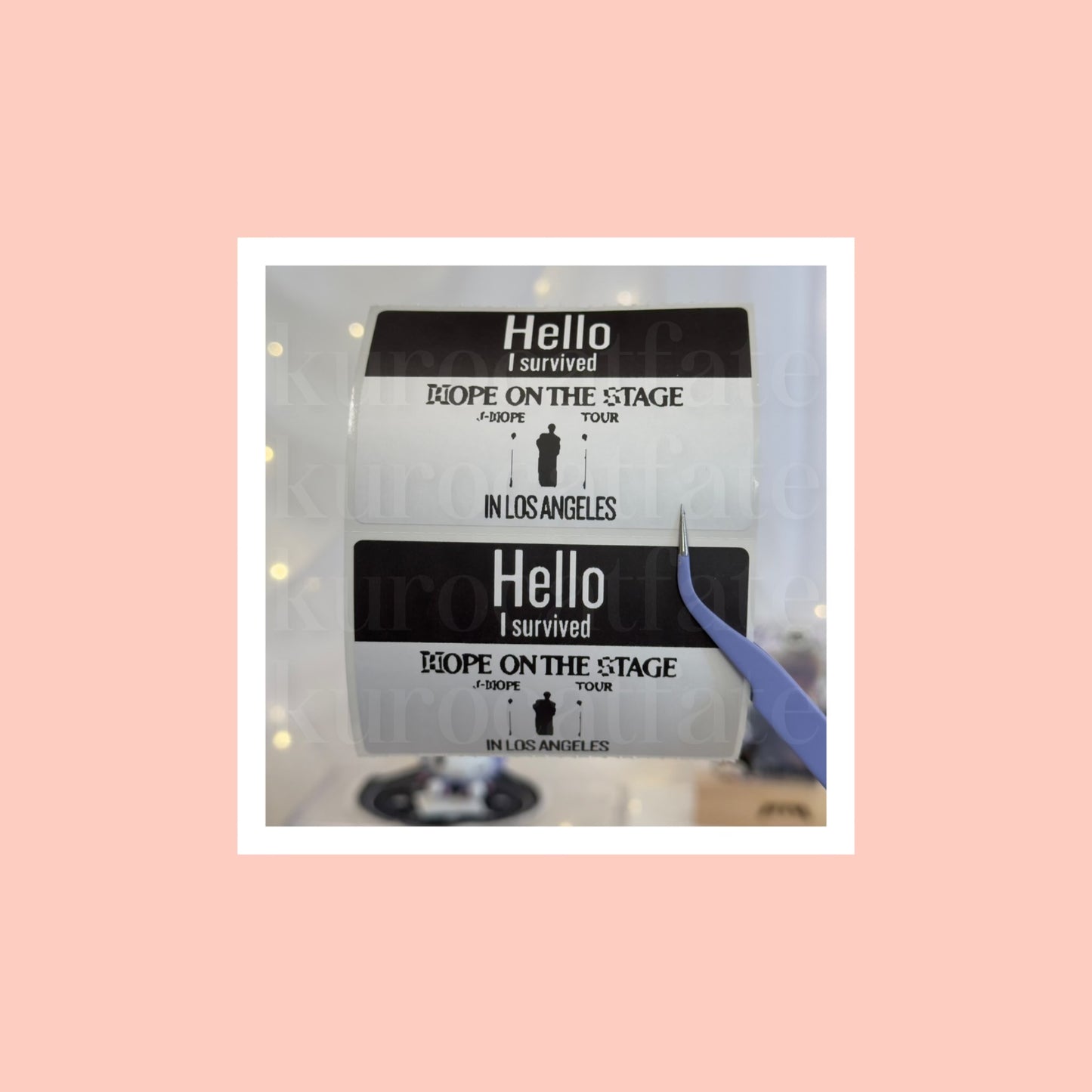 I survived “Hope on the Stage” stickers