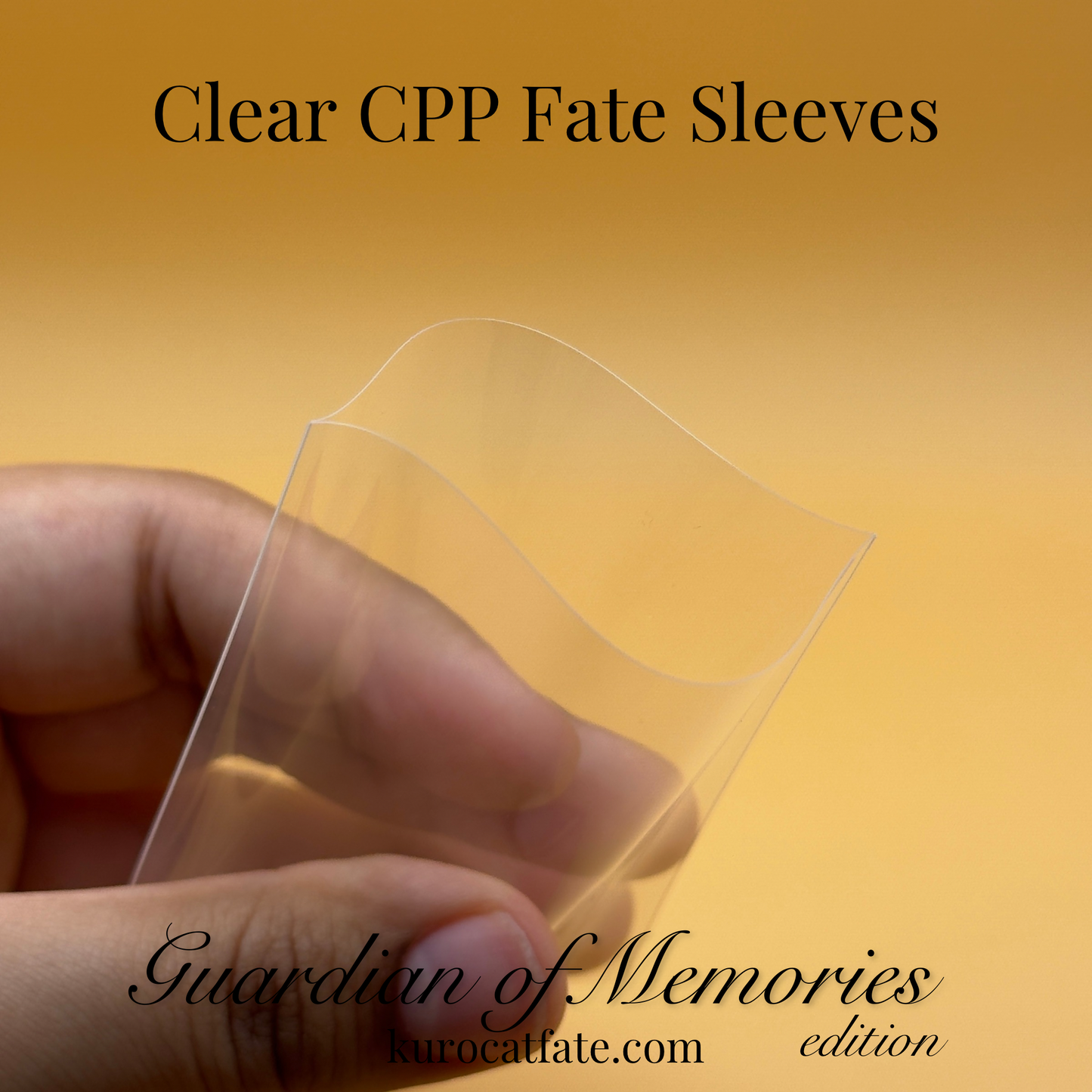 Clear CPP Fate Sleeves for Photocards