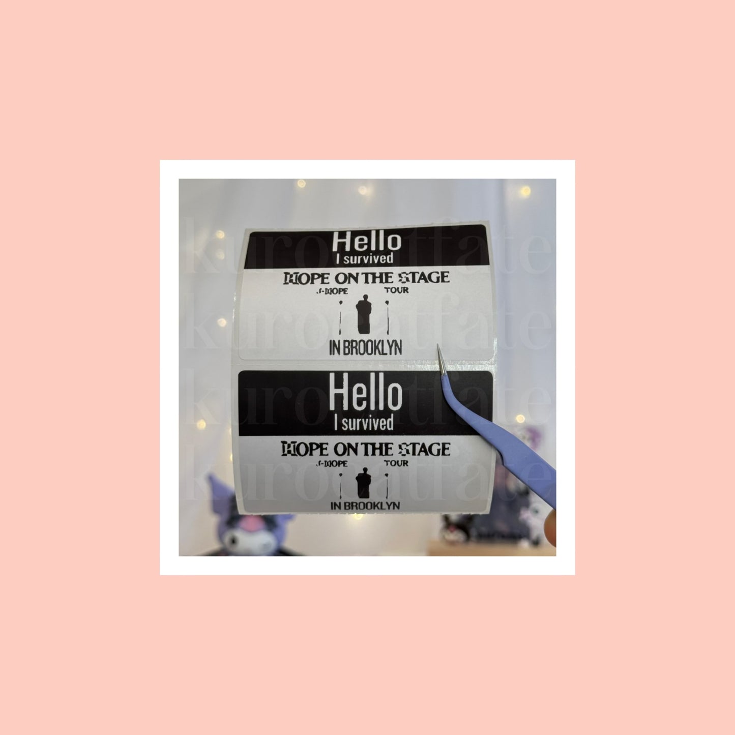 I survived “Hope on the Stage” stickers