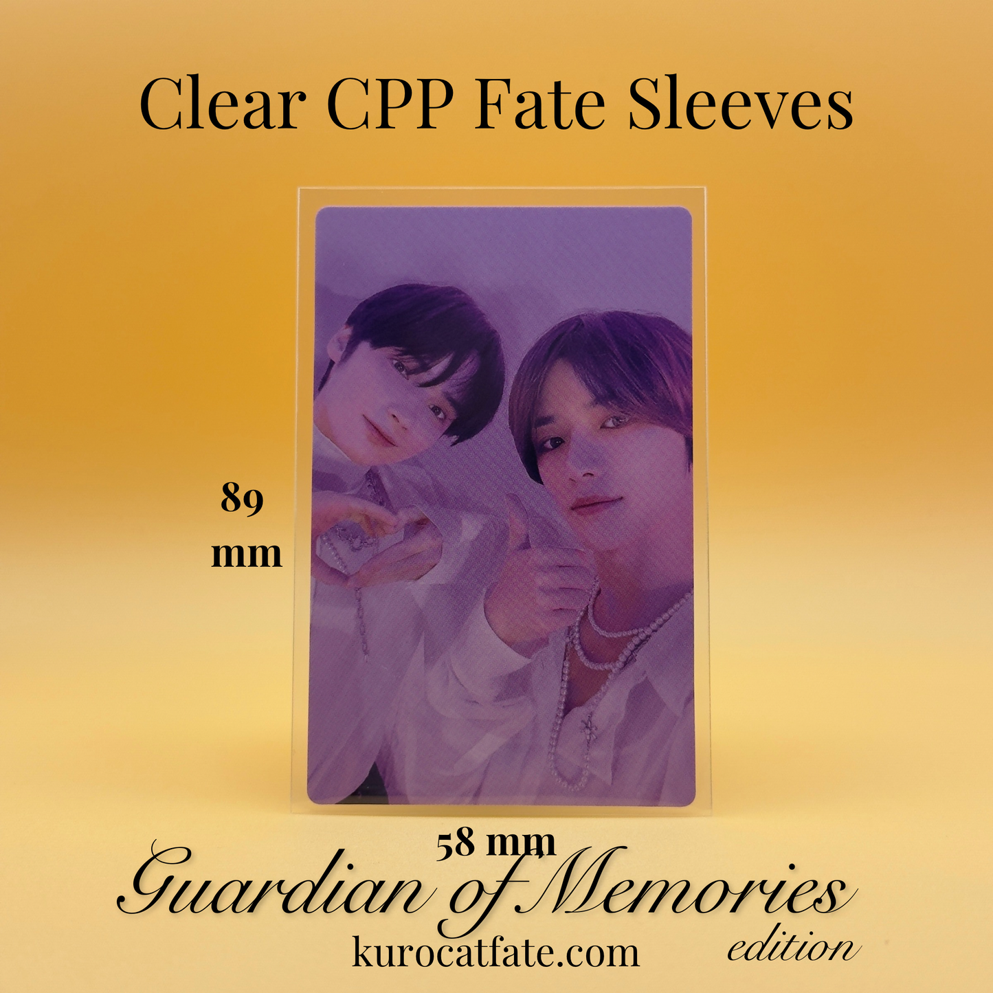 Clear CPP Fate Sleeves for Photocards