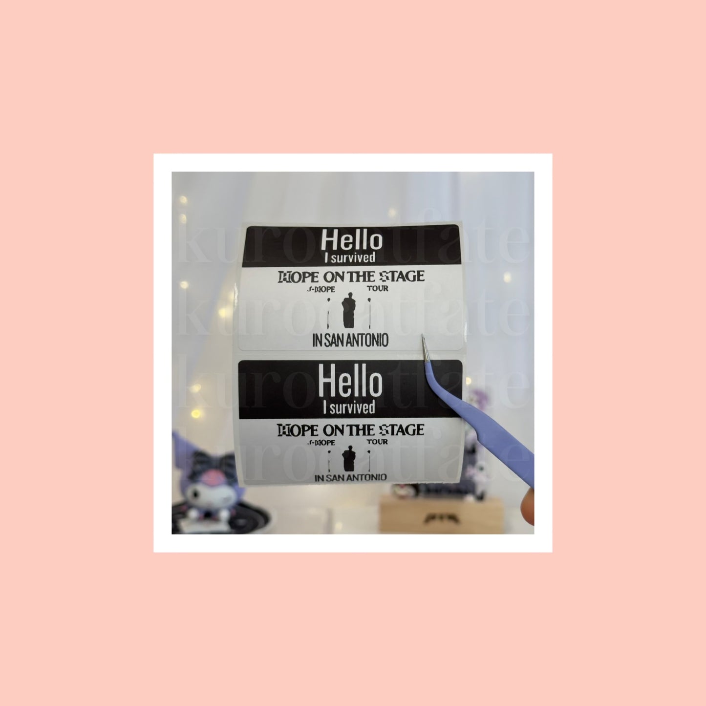 I survived “Hope on the Stage” stickers