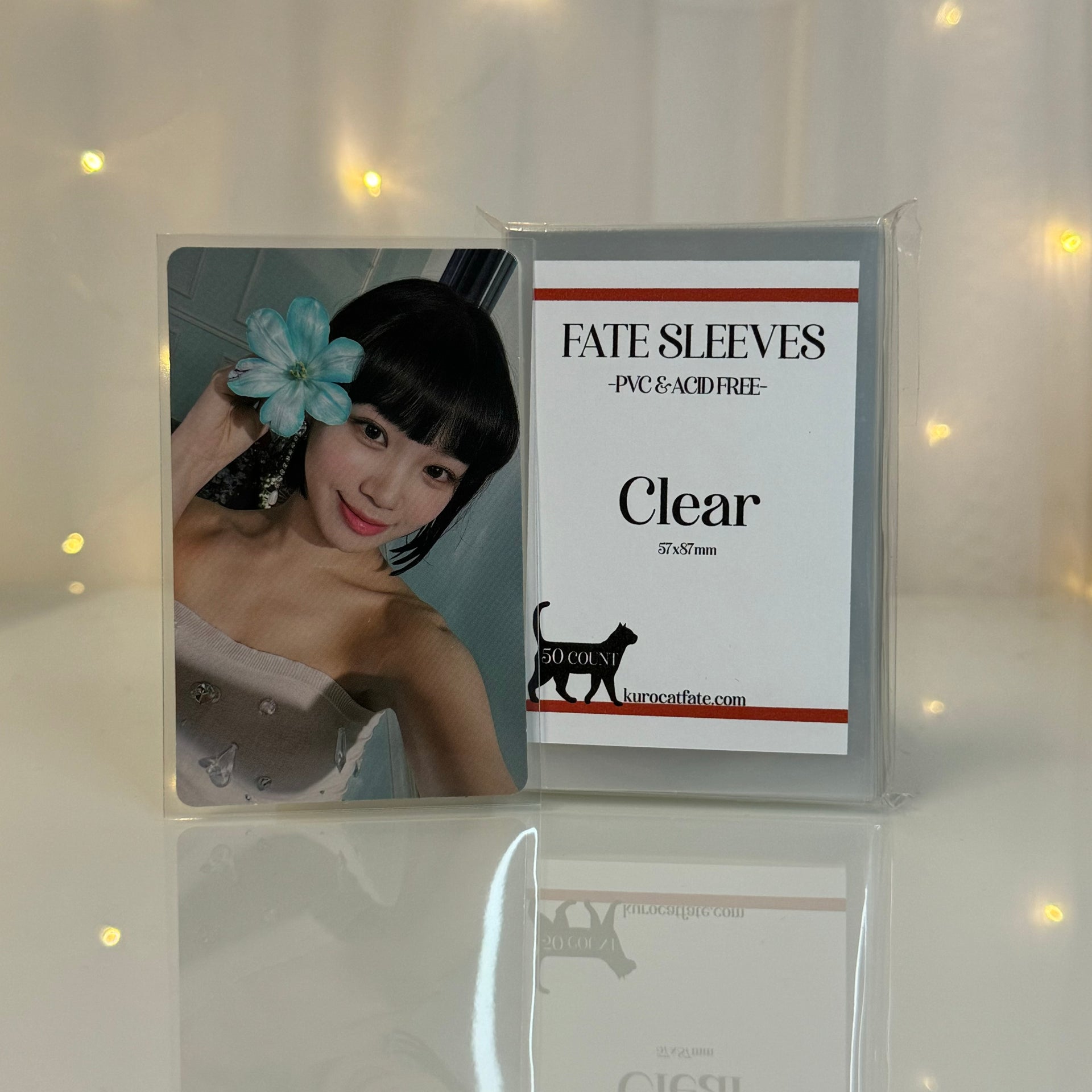57x87mm card sleeves Fate Clear Sleeves – kuro cat fate
