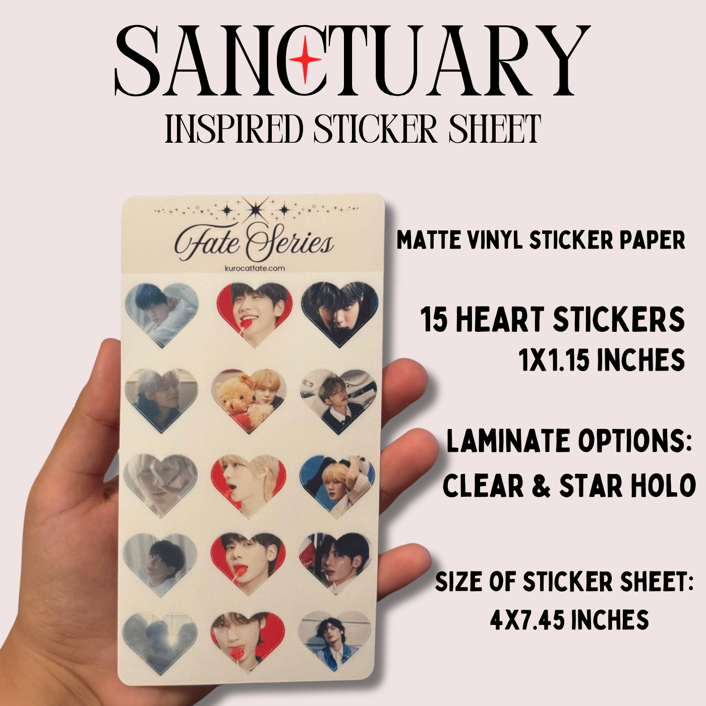 TXT sanctuary sticker sheet