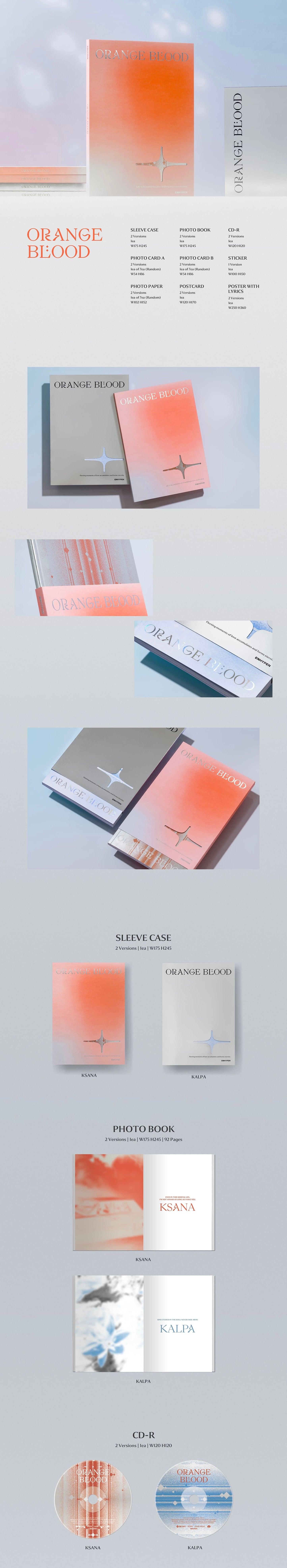 5th Mini Album [ORANGE BLOOD] (KSANA Ver. / KALPA Ver.)