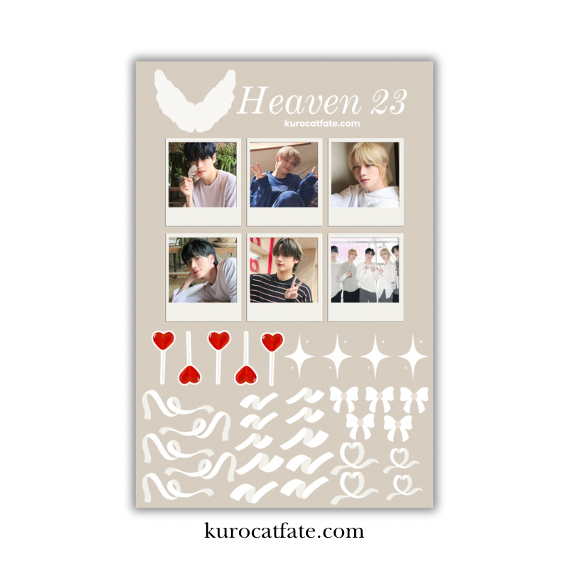 TXT Heaven 23 sticker sheet
