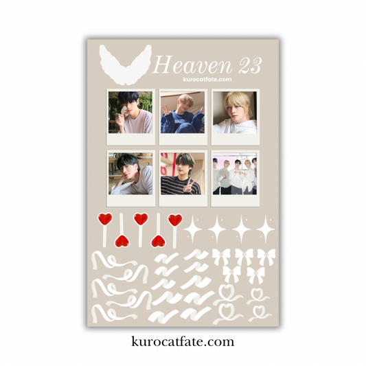 TXT Heaven 23 sticker sheet