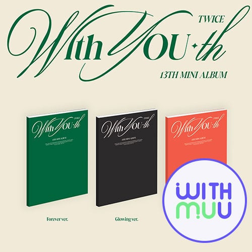 [WITHMUU POB] TWICE - 13th Mini Album [With YOU-th] (SET)